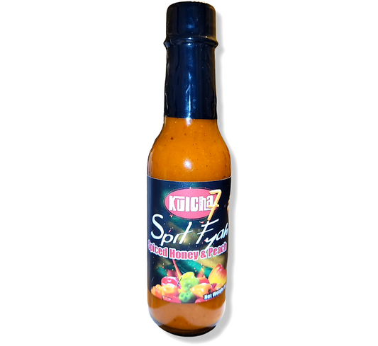Spit Fyah - Spiced Honey & Peach hot sauce